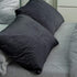 NTBAY 2 Pack Zippered Velvet Queen Pillowcases, Super Soft and Cozy Luxury Fuzzy Flannel Pillow Cases with Zipper, 20x30 Inches, Charcoal Grey...