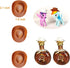 20 Pieces Plastic Mini Cowboy Hat for Crafts Mini Cowboy Hats Mini Sombrero Hats Drink Hat Cowgirl Hat Doll Hat Mini Cowgirl Hats for Drinks(Brown...