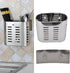 Fdit Household Wall Mount Utensil Drying Racks,Cooking Utensil Holder Flatware Hanging Organizer Drying Racks with Hollow Design for Spoons Knives...