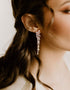 SWEETV Marquise Cubic Zirconia Wedding Earrings for Women Brides, Crystal Chandelier Bridal Drop Earrings for Prom Pageant...