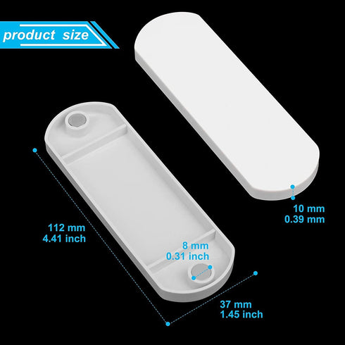 YeeBeny Magnetic Switch and Outlet Cover Light Switch Guards for Flat Modern Switches Toggle Switches, for Sabbath, Home and Office (2 Pack)...