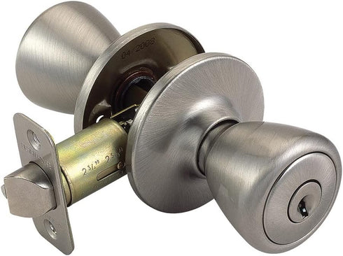 Design House 781922 Tulip Keyed Entry Door Knob Satin Nickel...