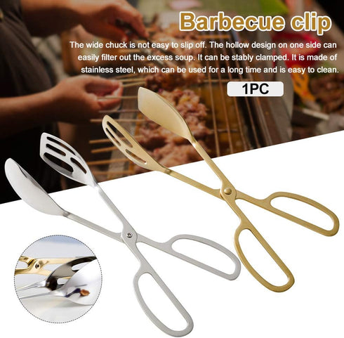 Food Tongs, Stainless Steel Kitchen Tongs Salad Tongs for Cooking, Barbecue, Pastry, Sandwich, Ice, Serving Scissors Tongs...