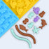 Gummy Bear Mold Candy Molds - Chocolate Molds Including Bears, Frogs, Lions, Monkeys, Penguins, Worms, Starfishs, Dolphins, Octopus, Sharks Sea Mo...