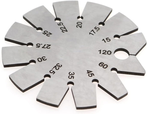 3 Inch Angle Finder Tool Round Blade Angle Finder Stainless Steel Bevel Gauge Silver Axe Angle Gauge Suitable for Woodworking and Machinery Measur...