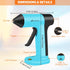 Cordless Glue Gun, USB-C Hot Glue Gun and Sticks Set - 30s Fast Preheating, 2000mAh Rechargeable Battery, Smart Power-Off, 20 Glue Sticks, Mini Gl...