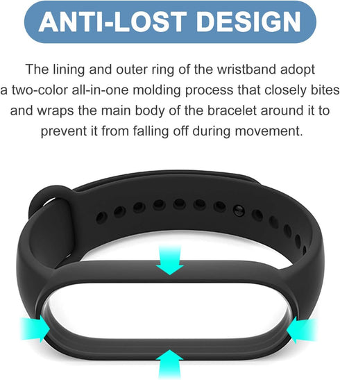 20 Pieces Strap Replacement Compatible with Xiaomi Mi Band 6 / Amazfit Band 5, Bracelet Wristbands Silicone for Mi Fit 5 Straps (16 Colors + 4 Scr...