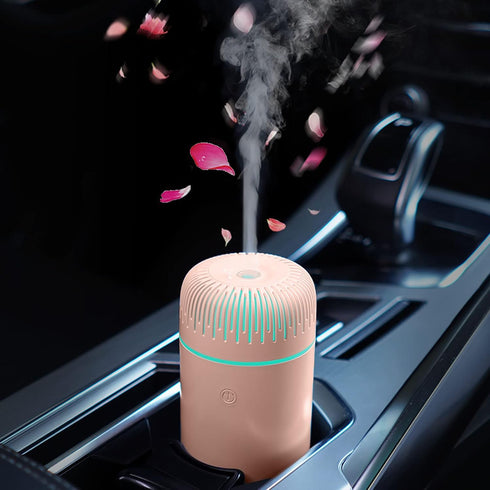 Car Diffuser Humidifier Aromatherapy Essential Oil Diffuser Car Air Freshener Diffuser USB Cool Mist Mini Portable Diffuser for Car Home Office Be...