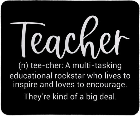 Teacher Appreciation Mouse Pad?Mouse Pads for Desk Accessories Office Gaming Working,Teacher Gifts for Women Men,Teacher Gifts from Student,9.5x7....