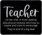 Teacher Appreciation Mouse Pad?Mouse Pads for Desk Accessories Office Gaming Working,Teacher Gifts for Women Men,Teacher Gifts from Student,9.5x7....