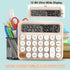 Mechanical Switch Calculator, Desktop Calculator 12 Digit Large LCD Display Big Button Calculator for Christmas Apricot Clear Standard for Daily a...