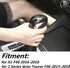 Qiilu Carbon Fiber Gear Shift Knob Cover Sticker Head Trim for X1 F48 2 Series F46 2015-2018...