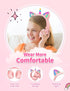 Unicorn Kids Headphones for girls,Unicorn Bluetooth headphones Foldable for Girls Toddlers Tablet/phones/amazon fire,Light Up kids wireless headph...