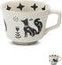 Ceramic Coffee Mug, 12oz Novelty Unique Teacup with Large Handle, Stoneware Cup for Tea Mocha Latte Cappuccino Espresso, Gift for Women and Men (1...