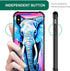 Compatible with iPhone Xs Case,African Elephants iPhone X Cases for Girls,Pattern Design Shockproof Anti-Scratch Hard PC Back Case for iPhone X/XS...