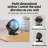 Portable Mini Clip On Fan,Desk Fan,Neck Fan,2.8 Inch Rechargeable,720 degree Rotate,3 Speed Quiet Mini Clip Fan,Small Clip on Fan Ideal For Outdoo...