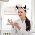 Face Wash Headband, Cute Cow Horns Makeup Spa Face Washing Headbands Animals Ears Skincare Hair Bands Elastic Turban Creative Hair Accessories for...