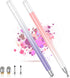 (2 Pcs) Universal Stylus Pens High Sensitivity Disc & Fiber Tip Pencils Compatible with Apple/iPhone/iPad/Android/Tablets and All Capacitive Touch...