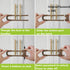 4 PACK Child Proof Sliding Cabinet Door Code Locks Baby Safety Cupboard Locks Adjustable U Shaped Cabinet Latches for Knob Handle Drawers Closet (...