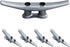 6" Dock Cleats | Weatherproof Galvanized Cast Iron 6 Inch Boat Cleat Tie Downs for Marine Pier or Decorative Nautical Maritime Decor | 4, 8 or 16 ...