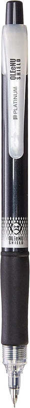 Platinum Mechanical Pencil Oleenu Shield, 0.5mm, Metallic Black (MOLS-200-#1)...