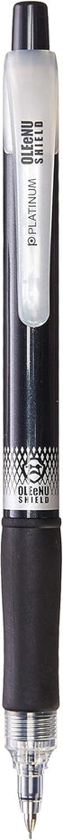 Platinum Mechanical Pencil Oleenu Shield, 0.5mm, Metallic Black (MOLS-200-#1)...