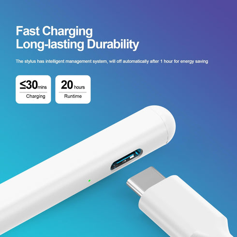 Upgraded Stylus Pen Fit for iPad Air 5th Generation Gen 10.9 Inch 2022, Fit Fit for Apple Pencil - Wireless Camera Control, Digital Battery Percen...