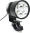LEORX 12V-85V 20W Motorcycle E-bike LED Headlight Lamp Car Accessories (Black)...