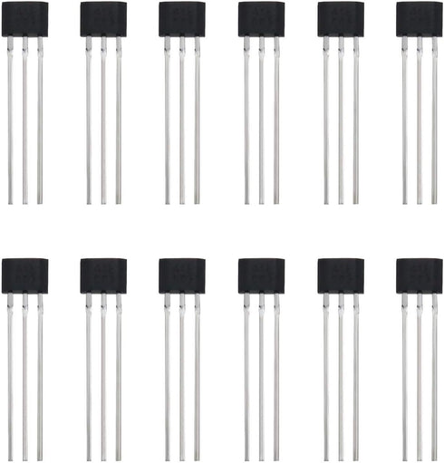 12Pcs 41F TO-92S Bipolar Hall Effect Sensor Magnetic Detector SS41F 0H41 SH41 S41 3 Pins Sensor For Electric Vehicle Motor Industrial Applications...