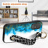 Case for TCL ION V, TCL ION X Phone Case,Fashion Marble Pattern Wrist Strap Stand Case with Tempered Glass Screen Protector Wristband Bracelet Pho...
