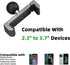 FANAUE Phone Holder Aluminum Alloy with 1'' Ball for Smartphones with a Width of 2.3" to 3.7", Compatible with RAM Mounts B Size Double Socket Arm...