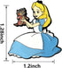 TV Movies Alice Wonderland Cheshire Cat Pins, Cosplay Environmental Zinc Alloy Metal Breastpin, Gifts for Women and Men (2)...