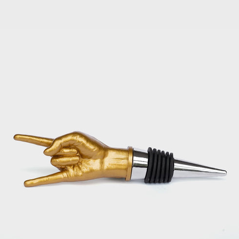 Luckies of London | Wine Stopper | Rock On Wine Stoppers For Wine Bottles | Silicone Wine Stopper or Beer Bottle Stopper | Home Bar Accessories | ...