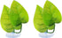 Betta Hammock Leaf 2PCS Plastic Artificial Plant Leaf with Suction Cup Betta Fish Rest Spawning Ornamental Plant Betta Fish Play Relax Hide Leaf H...