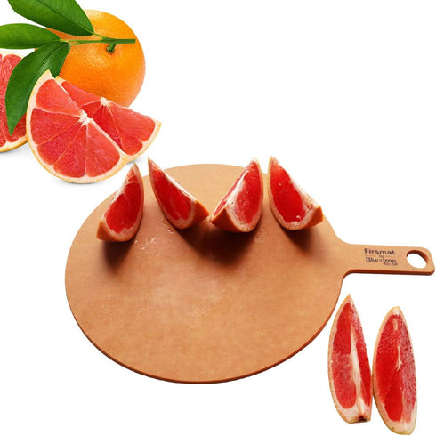 Wood Fiber Pizza Board Serving Cutting Plate for Kitchen Fruits Vegetables Cheese Chopping Board 10 inches Round...