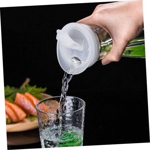 2pcs Cold Water Bottle Plastic Lid Water Jug Airtight Covers Water Jug Lids Water Carafes Lids Pitcher Lid Replaceable Jug Lid Water Pitcher Stopp...