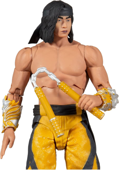 McFarlane Toys Mortal Kombat Liu Kang (Fighting Abbot) 7" Action Figure with Accessories...