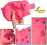 POPLAY Squeaky Latex Grunting Pig Dog Toys, 7.8" Pink Pig Dog Toy Anxiety Relief for Dog Puppy Chew Toys Rubber Squeeze Gift for Dogs...