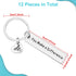 Xiahuyu 12 Pcs Thank You Gifts for Women Men Appreciation Keychain You Make A Difference Keychain Gifts for Teacher Mentor Nurse Appreciation Gift...