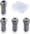 SPEEDWOX 4PCS Die Grinder Collet Adapter Chuck Collet Grinding Machine Clamping Collet Adapter Die Grinder Tool Small Grinder Collet Set 1/4 To 1/...
