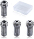 SPEEDWOX 4PCS Die Grinder Collet Adapter Chuck Collet Grinding Machine Clamping Collet Adapter Die Grinder Tool Small Grinder Collet Set 1/4 To 1/...