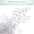 Pawfly 100 Pack 2/5 Inch Mini Split Jump Ring with Double Loops Small Metal Rings Connectors for Jewelry Necklaces Bracelets Earrings Crafts Ornam...