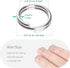 Pawfly 100 Pack 2/5 Inch Mini Split Jump Ring with Double Loops Small Metal Rings Connectors for Jewelry Necklaces Bracelets Earrings Crafts Ornam...