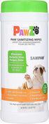 Protex PawZ SaniPaw Odor Eliminating Dog Paw Wipes (60 Wipes) Cleansing Dog Grooming Wipes, Simple & Safe Lickable Ingredients - Paw Cleaner for D...