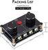 Little Bear MC104 Mini Audio Switcher, 4-Way 3.5mm AUX Stereo Passive Selector, Switch Box Splitter for PC/Player/Headphone/Amplifier/Speaker...