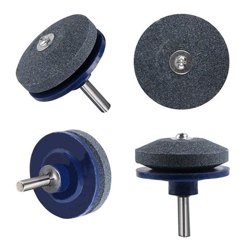 Lawn Mower Blades Sharpener Electric Drill Blades Sharpener Industrial Knife Sharpener Sharpening Stone Polisher 5.5 x 5.5cm / 2.17 x 2.17inch...