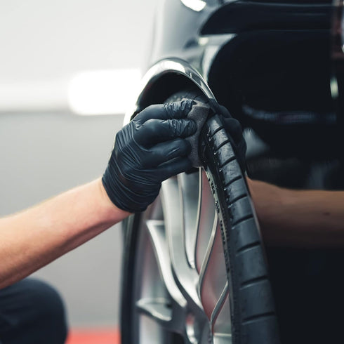 SHINE ARMOR Tire Shine Gel Dressing & Pristine Cleaner Car Care for Wheels & Tires with No Sling Formula Wet Look Keeps Tires Black & Clean with W...