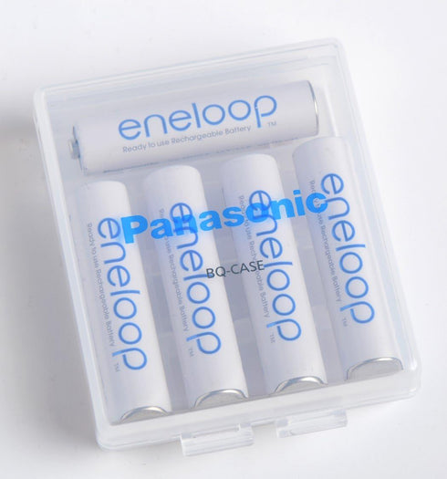 Panasonic BQ-CASE6SA Battery Storage Cases with 4AA or 5AAA Battery Capacity, 6 Pack...