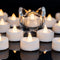 Flameless Candles, 12-Pack Tea Lights Candles Battery Operated Bulk, Flameless Tealight Candles, Realistic Tea Lights for Halloween Christmas Wedd...