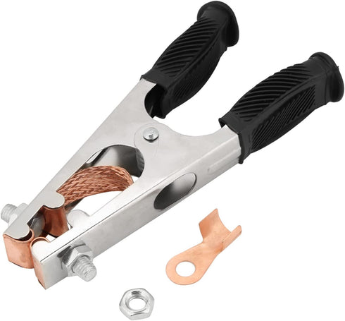 Welding Ground Clamp, 500A Electroplated Welding Earth Clip, Copper Grounding Clamp for Manual Welder(US Type)...